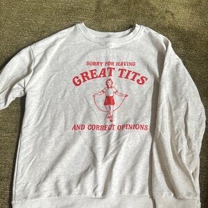 Correct opinions sweatshirt